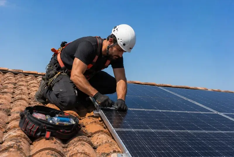 Maintenance et monitoring de panneaux solaires à Cravans